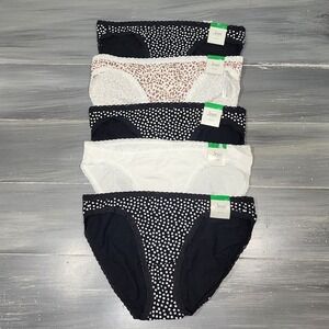 Jenni Intimates Bikini Panties Underwear Size Large‎ 5 Pair